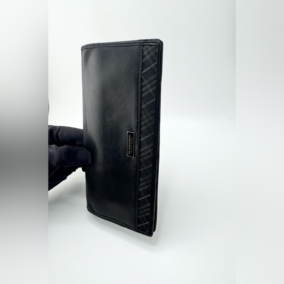 Burberry Black Label Long Wallet with Silver Hardware - Picture 3 of 14